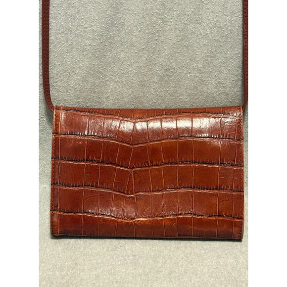 Brighton Vintage Wallet Crossbody Brown Leather Expandable Lots of Pockets - Picture 2 of 10